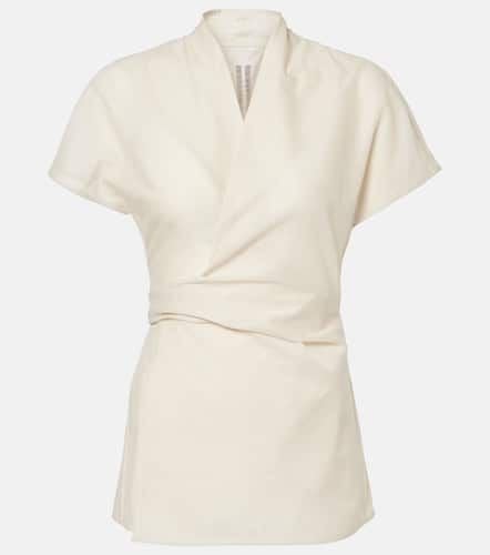 Rick Owens Laura cotton wrap top - Rick Owens - Modalova