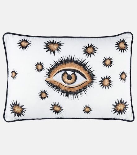 Cuscino Eye di cotone ricamato - Les-Ottomans - Modalova
