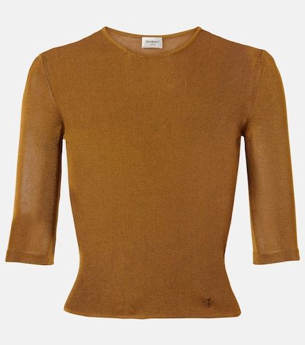 Top Cassandre en maille - Saint Laurent - Modalova