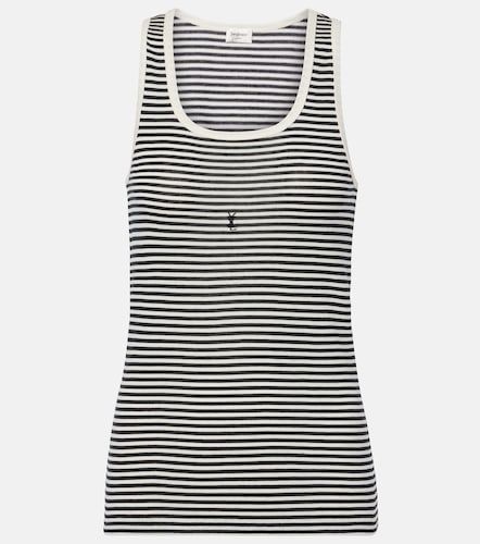 Top Cassandre de jersey de algodón - Saint Laurent - Modalova