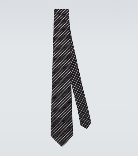 Corbata de jacquard de seda a rayas - Charvet - Modalova