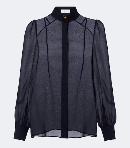 Hemd Wishbone aus Crêpe de Chine - McQueen - Modalova