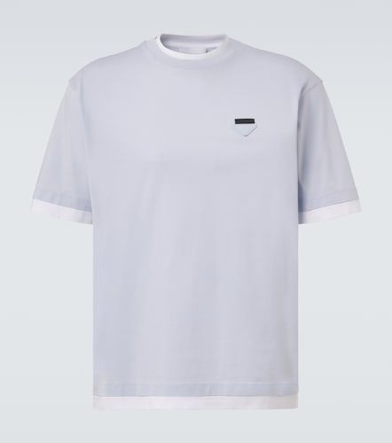 Camiseta de jersey de algodón - Prada - Modalova