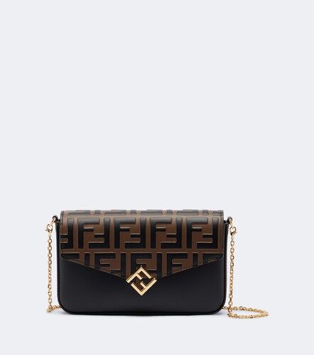 Cartera con cadena FF Diamonds de piel - Fendi - Modalova