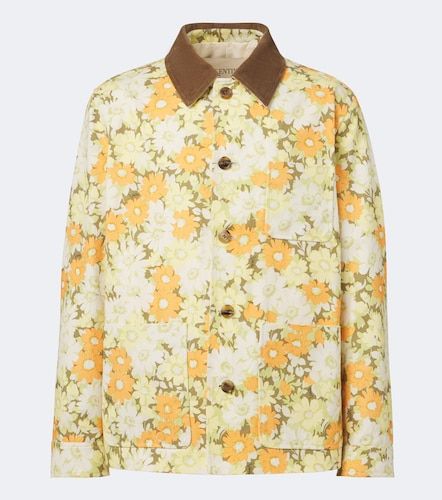 Chaqueta de sarga de algodón floral - Valentino - Modalova