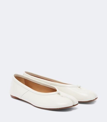 Tabi leather ballet flats - Maison Margiela - Modalova