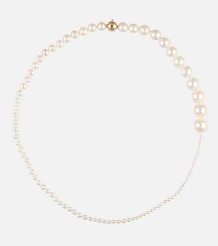 Peggy 14kt gold necklace with freshwater pearls - Sophie Bille Brahe - Modalova