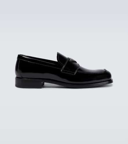 Prada Logo leather loafers - Prada - Modalova