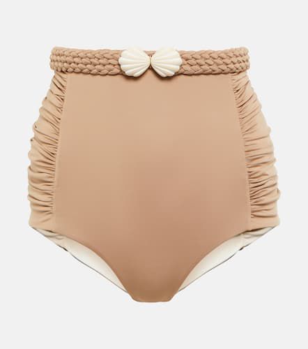 High-rise belted bikini bottoms - Johanna Ortiz - Modalova