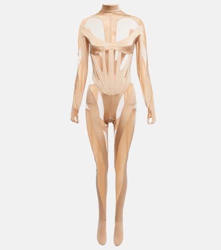 Mugler Paneled jumpsuit - Mugler - Modalova