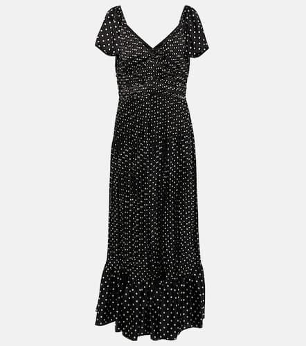 Polka-dot crêpe midi dress - Polo Ralph Lauren - Modalova