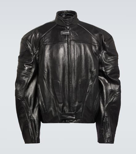 Balenciaga Leather biker jacket - Balenciaga - Modalova