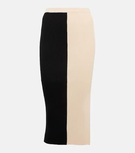 Lorraine ribbed-knit midi skirt - Staud - Modalova