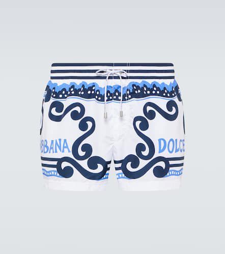 Dolce&Gabbana Printed swim trunks - Dolce&Gabbana - Modalova
