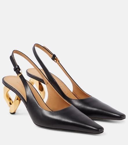 Chain Heel leather slingback pumps - JW Anderson - Modalova