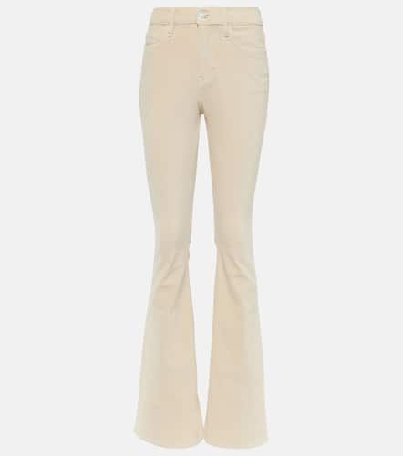 Le High Flare Velveteen velvet flared jeans - Frame - Modalova