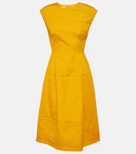 Marni Pleated cotton midi dress - Marni - Modalova