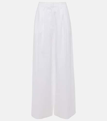 Sasha pleated linen wide-leg pants - Staud - Modalova