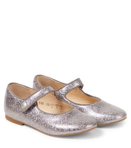 Daisy Baby glitter Mary Jane flats - Pom d'Api - Modalova