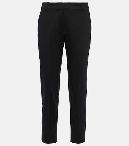 Lince cotton cropped slim pants - Max Mara - Modalova