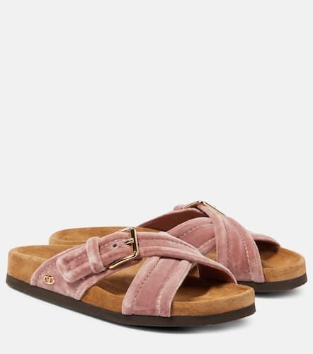 Fussfriend velvet sandals - Valentino Garavani - Modalova