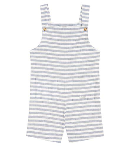 Dann striped cotton-blend overalls - Donsje - Modalova