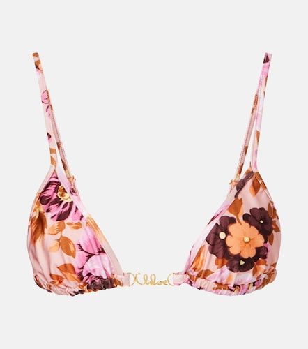 Chloe Logo floral bikini top - Chloe - Modalova