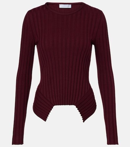 Top in maglia di cotone a coste - Stella McCartney - Modalova