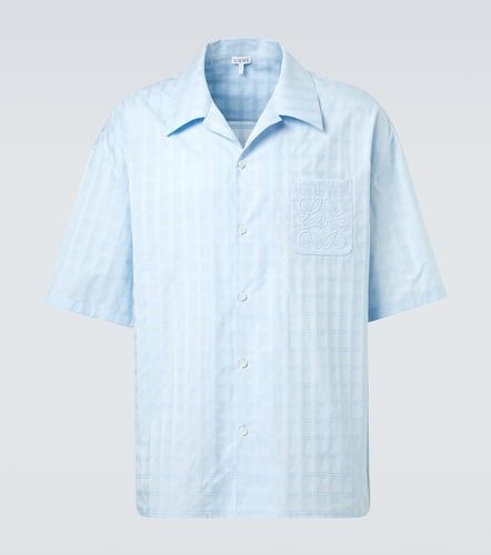 Camisa bowling de algodón con logo - Loewe - Modalova