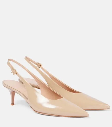 Robbie 55 patent leather slingback pumps - Gianvito Rossi - Modalova