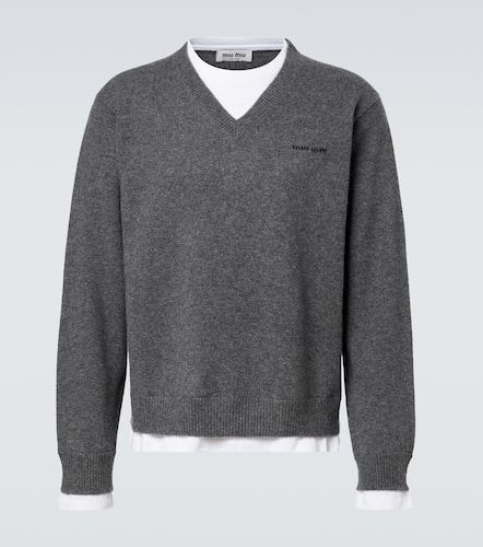 Miu Miu Layered cashmere sweater - Miu Miu - Modalova