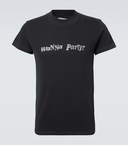 Camiseta de jersey de algodón adornada - ERL - Modalova