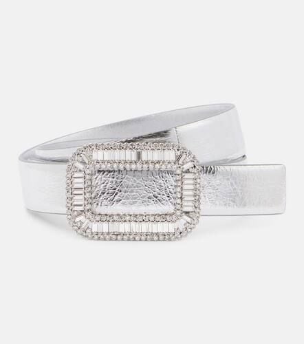 Pilgrim metallic leather belt - Roger Vivier - Modalova