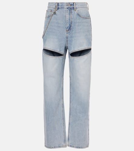 Jeans a gamba larga con cut-out - Area - Modalova