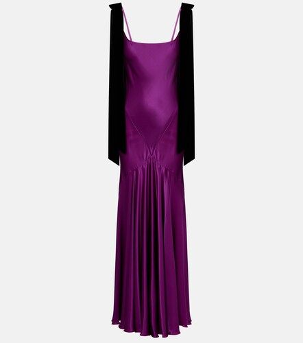 Nina Ricci Abito lungo in raso - Nina Ricci - Modalova