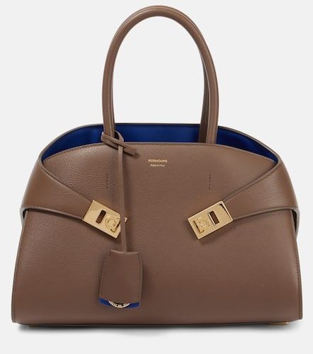 Hug Medium leather tote bag - Ferragamo - Modalova