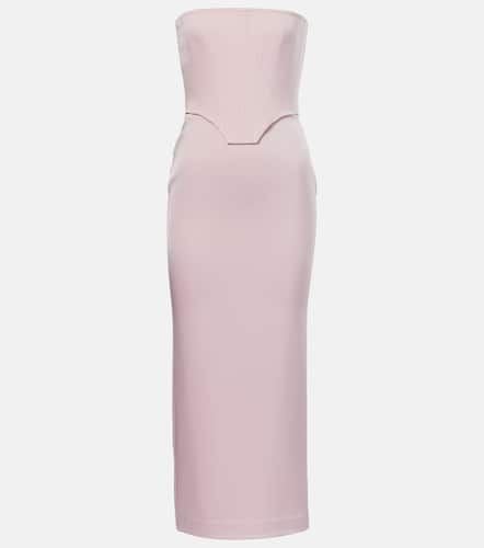 Draped crÃªpe satin corset dress - Alex Perry - Modalova