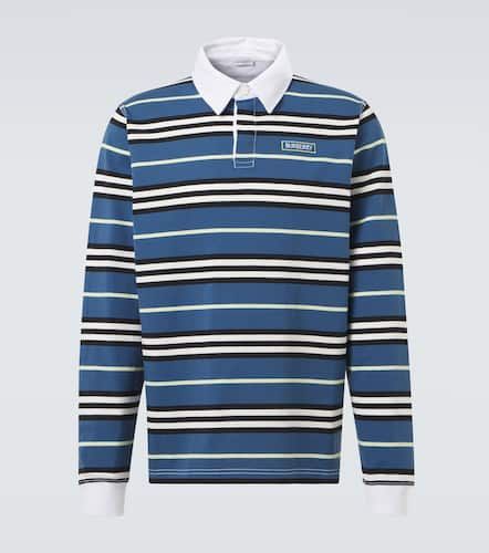 Striped cotton jersey polo shirt - Burberry - Modalova