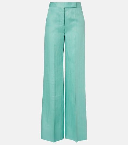 Deserto herringbone linen wide-leg pants - Max Mara - Modalova