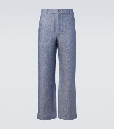 Linen wide-leg jeans with carnelian - God's True Cashmere - Modalova