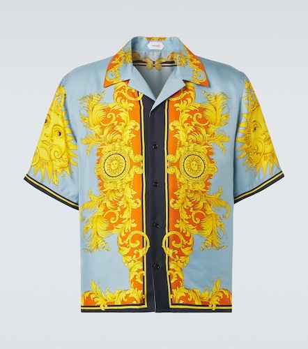 Versace Camisa de seda estampada - Versace - Modalova