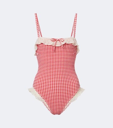 Jacelyn gingham ruffled swimsuit - Montce - Modalova
