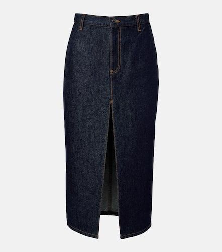 Khaite Anden denim midi skirt - Khaite - Modalova