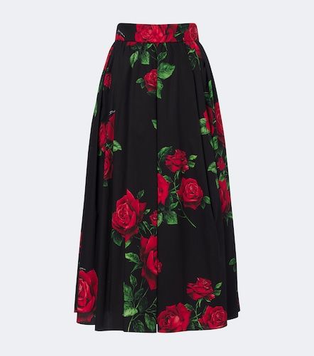 Midirock aus Baumwollpopeline - Dolce&Gabbana - Modalova