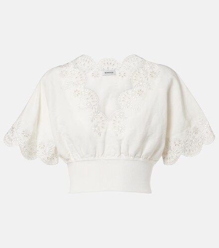 Cropped-Top aus einem Leinengemisch - Simkhai - Modalova