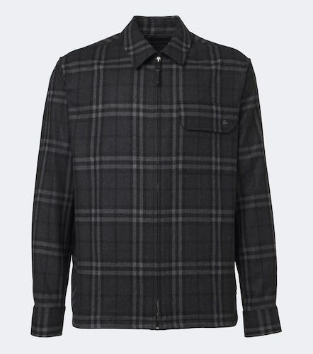 Check wool and cashmere jacket - Burberry - Modalova