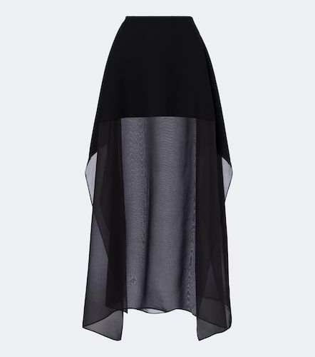Maxirock aus Strick mit Seide - Sportmax - Modalova