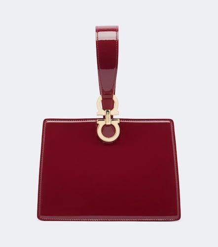 Ferragamo Clutch Mini in vernice - Ferragamo - Modalova