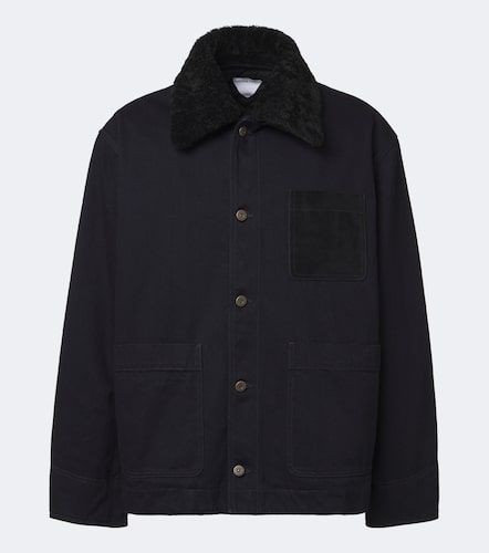 Jeansjacke mit Shearling - Bottega Veneta - Modalova