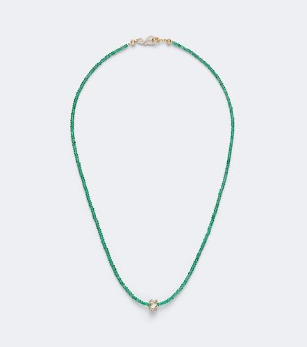 Collana Infinite in oro 18kt con smeraldi e diamanti - Suzanne Kalan - Modalova